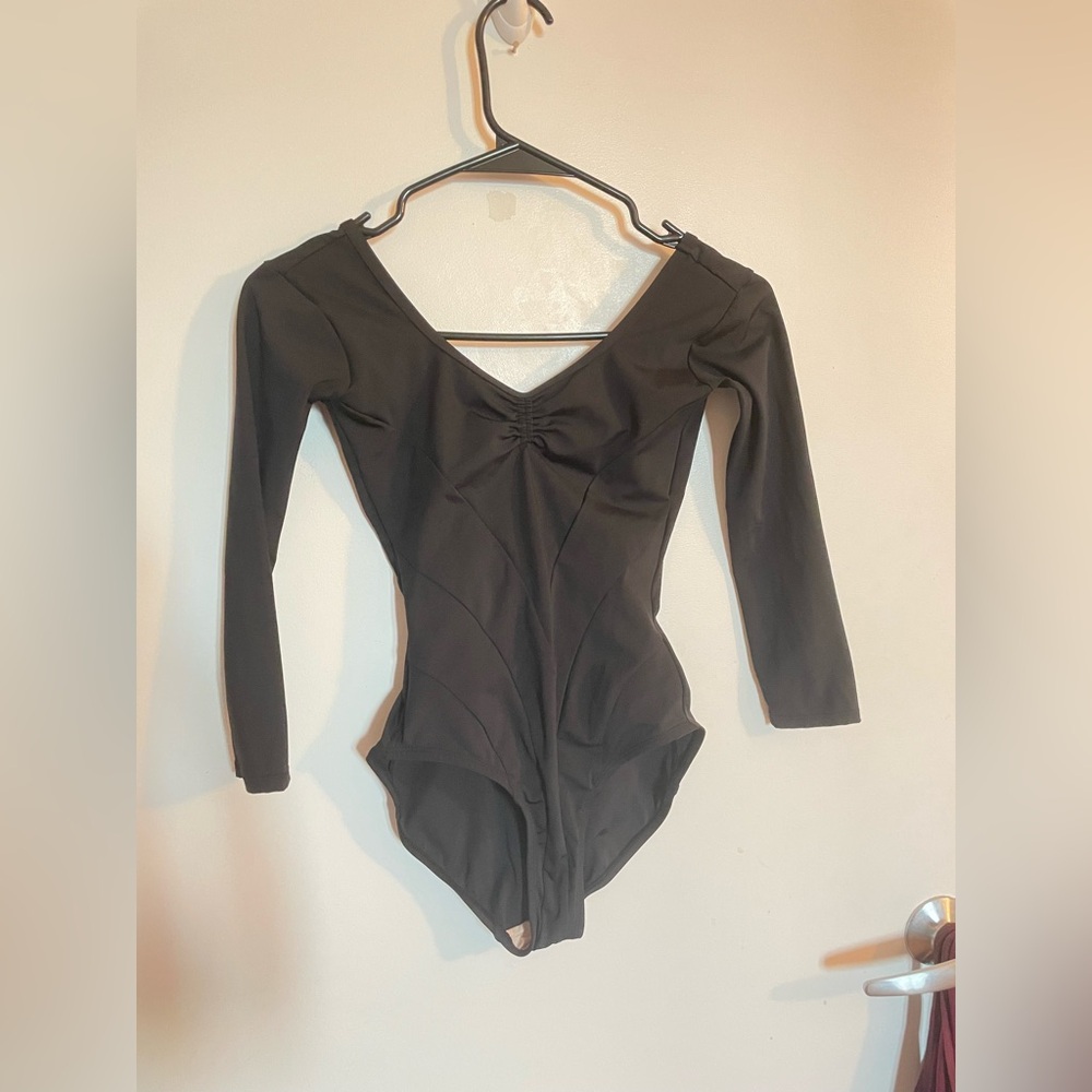 Long sleeves eflora Leotard open back